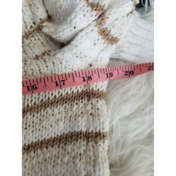 LOFT‎ Cardigan Shimmer Stripe Open Women Size XS knit Oversized NWOT - Picture 13 of 13
